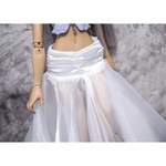 Photo of Юбка белая, полупрозрачная